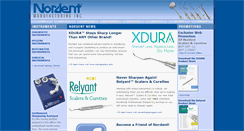 Desktop Screenshot of nordent.com