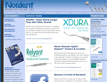 Tablet Screenshot of nordent.com
